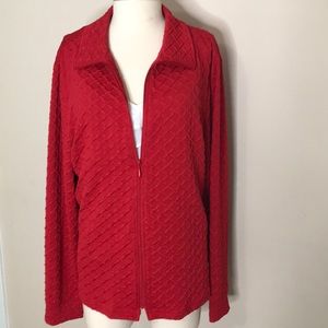 NWT Laura Ashley Red Light Weight Travel Jacket XL